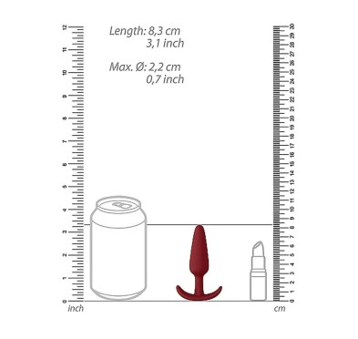 Silikonowy wodoodporny korek analny zatyczka 7,5cm